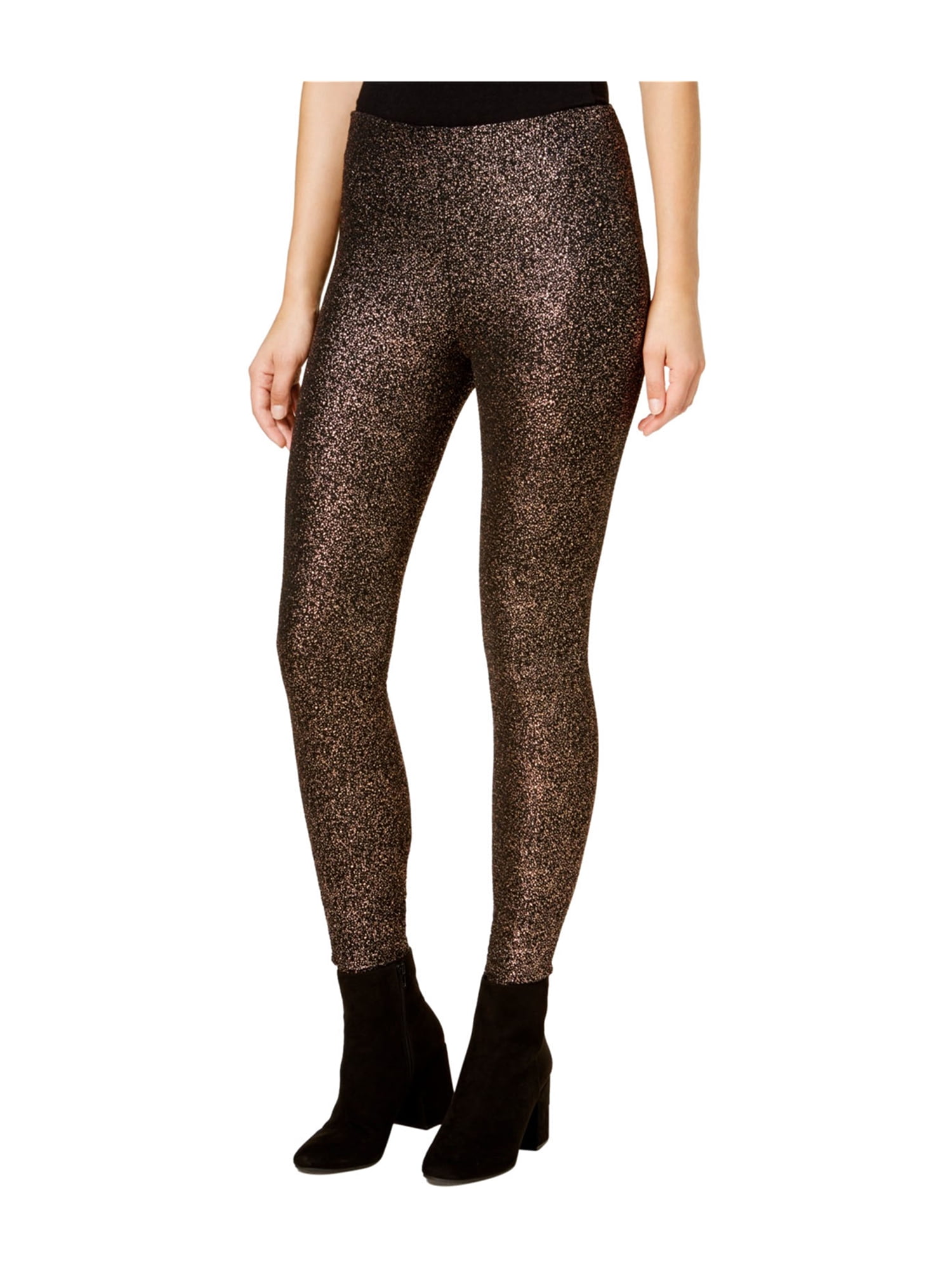 bar III Womens Metallic Casual Leggings