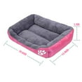 thumbnail image 3 of PinkSheep Dog Bed Washable Pet Cat Beds for Small Puppy Medium Dogs Cats, Hotpink, 3 of 8
