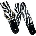 thumbnail image 1 of Correa para guitarra, Strap guitarra acústica, bajo eléctrico, guitarra eléctrica Kidam Safari cebra, 1 of 3