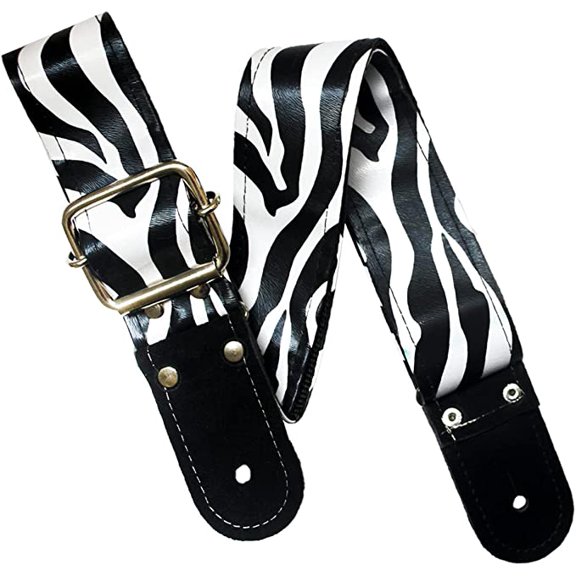 Correa para guitarra, Strap guitarra acústica, bajo eléctrico, guitarra eléctrica Kidam Safari cebra