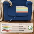 thumbnail image 5 of MCombo Zero Wall Hugger Power Recliner Chair for Small Space RV Living Room, Fabric (Navy Blue), 5 of 10