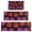 Pioneer Flower Floral-2, variant on Pioneer Flower Floral Print Pattern Kitchen Rugs Sets Of 3,Kitchen Runner Rugs Non Skid Washable,Decorative Kitchen Floor Mats for Kitchen,Sink,Laundry,17"x30" 17"x47" 17"x59"
