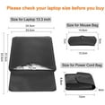 thumbnail image 2 of 13 Inch Laptop Sleeve Bag with Stand Function,Compatible with 13.3 2020 2019 2017 for MacBook Air/Pro 13.5 Microsoft Surface Book 2 Surface Laptop 3(Black), 2 of 8