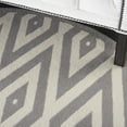 thumbnail image 6 of Nourison Grafix Geometric White/Grey 5'3" x ROUND Area Rug, (5 Round), 6 of 8