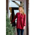 thumbnail image 7 of The Pioneer Woman Embroidered Velvet Empire Waist Top, 7 of 7