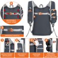thumbnail image 4 of Mochila de Senderismo Seektop Pequeña Expandible 12L a 15L Resistente al Agua, 4 of 7