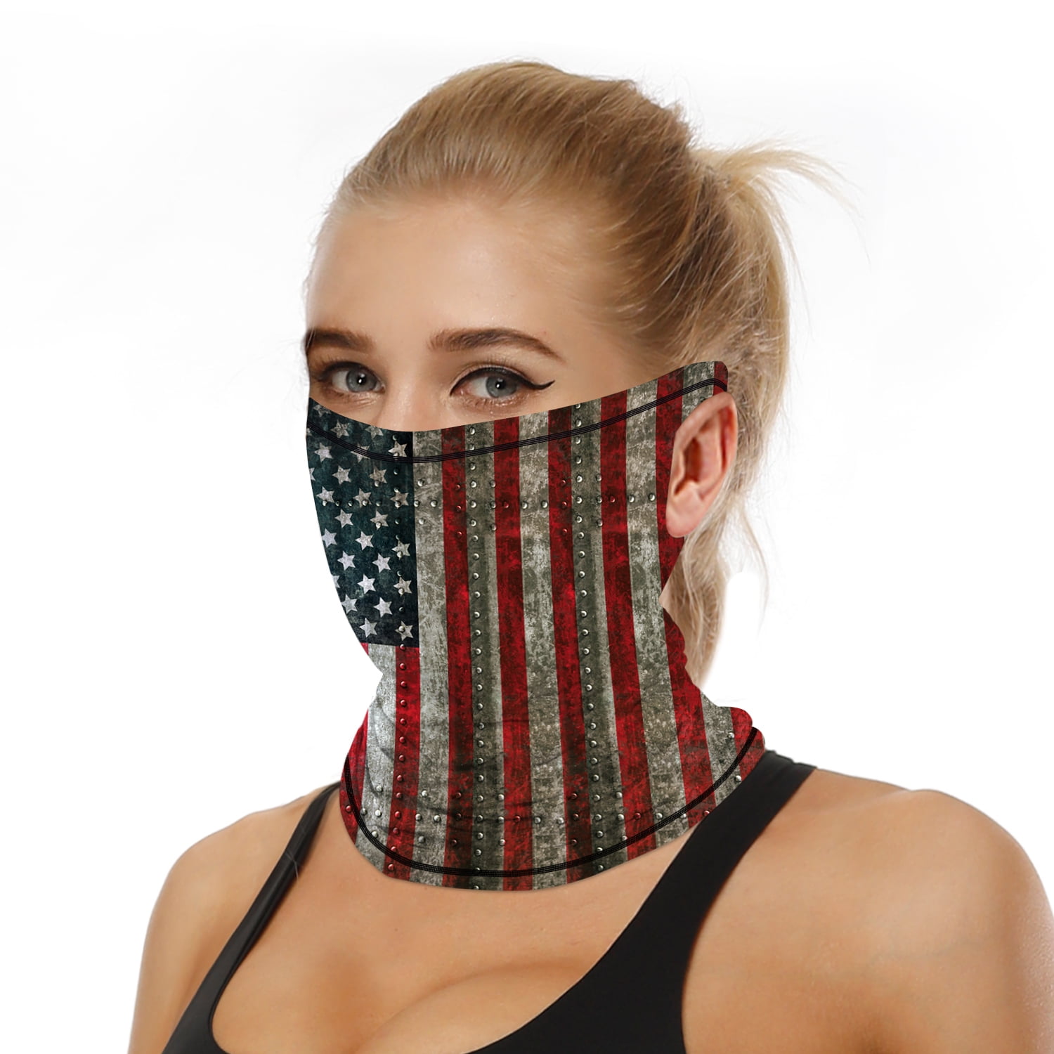SANYES Summer Cool Neck Gaiter Face Bandana Ear Loops Dust&UV