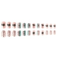 thumbnail image 2 of Miwamany 24Pcs Halloween Press on Nails Square Short Fake Nails with Spiders Web Designs, Halloween on nails for Women Girls, Matte Halloween Acrylic False Nails for Women Nail Art DIY, 2 of 6