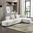 Luxury Modern Style Sectional Sofa Sets, Chenille LShaped Upholstery