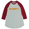 thumbnail image 2 of Harry Potter Long Sleeve Hogwarts Raglan Night Gown, 2 of 7