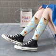 thumbnail image 3 of Lsque Cute Gnome Bee Collects Honey Printed Crew Socks Men's Women's LightWeight Thin Casual Calf Socks ,Knee High Socks,Cotton Socks, 3 of 9