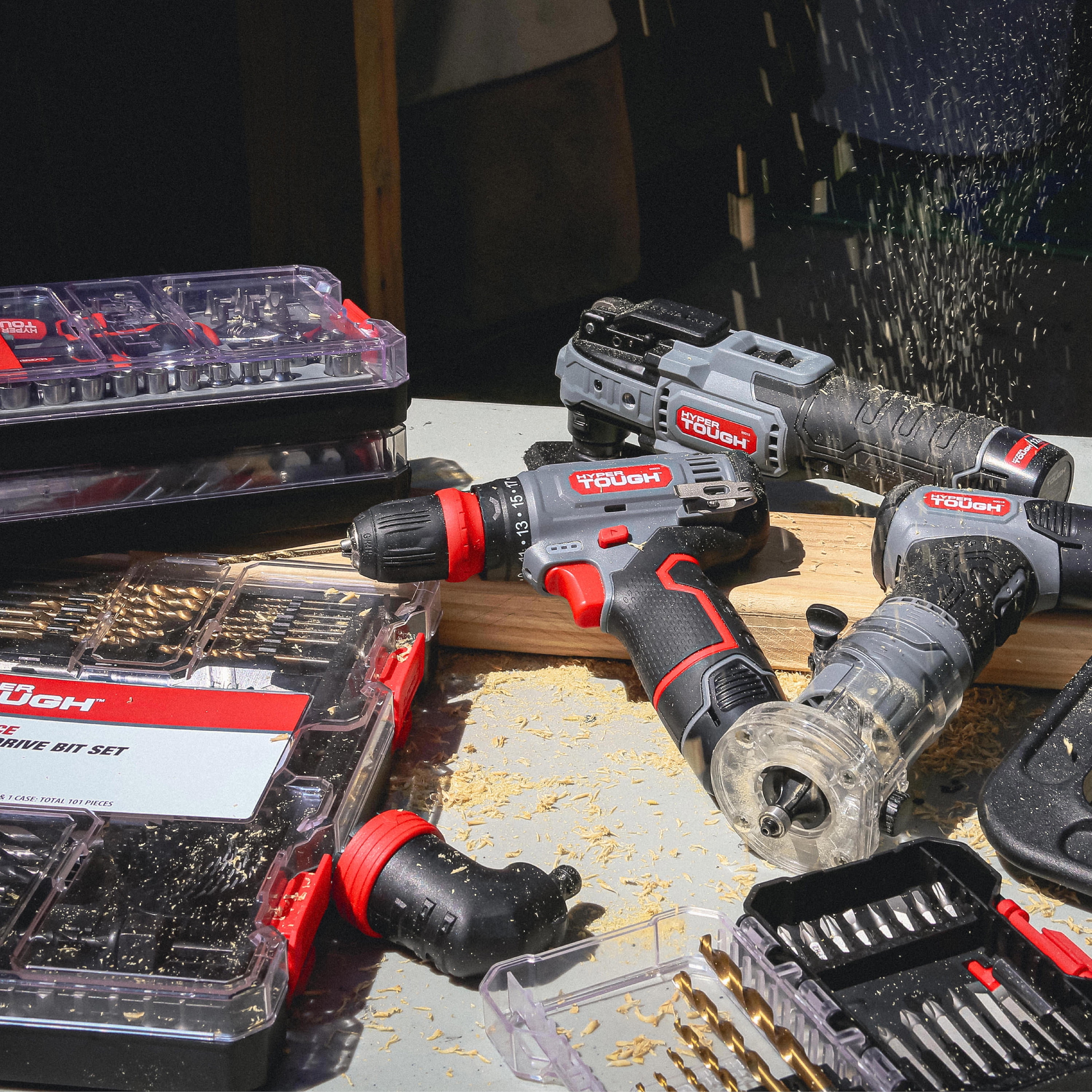 Hyper Tough 12-Volt Cordless Rechargeable Cut off Grinder
