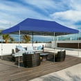 thumbnail image 2 of Gymax 10'x20' Pop up Canopy Tent Folding Heavy Duty Sun Shelter Adjustable W/Bag Blue, 2 of 10