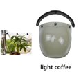 thumbnail image 2 of thinsony Open Face Helmet Visor Motorcycle Helmet Bubble Visor PC Lens Light brown2, 2 of 8