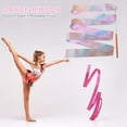 thumbnail image 2 of Banda de seda para gimnasia, 2 m/4 m, para niños, baile, gimnasia, baile, gimnasia, banda de seda, varitas construidas para durar, 2 of 8