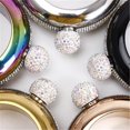 thumbnail image 5 of Bracelet Flask for Women， Hidden 304 Stainless Steel Flask with Diamond Handmade Crystal for Women & Christmas Gifts Women Girls Dance Party Birthday Club Supplies，Black, 5 of 5