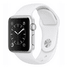 Restored Apple Watch Gen 2 Series 1 38mm Silver Aluminum - White Sport Band MNNG2LL/A (Refurbished)