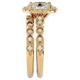 thumbnail image 4 of SuperJeweler 2 Carat Oval Shape Moissanite Bridal Set In 14 Karat Yellow Gold For Women, 4 of 6