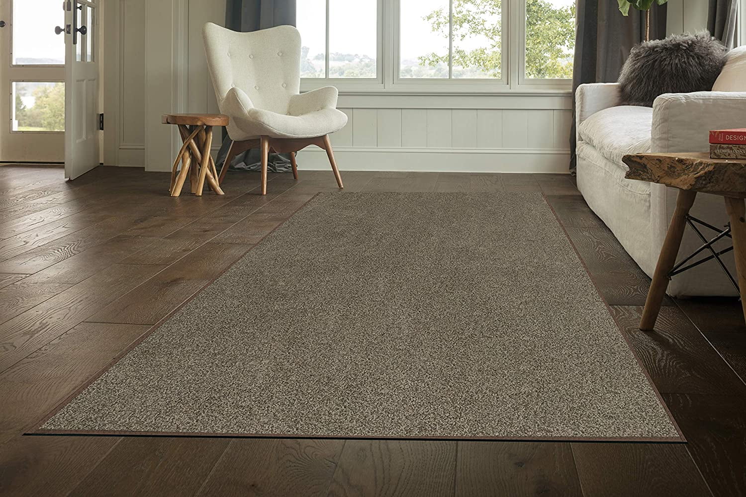 11' x 12' Speckled Agate Soft and Cozy Solution Dyed Polyester Area Rugs and Runners (Color: Agate)