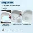 Poesie Toilet Bowl Cleaner Strips Fresh Scent Liquid Free Toilet Clean