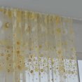 thumbnail image 4 of Esho 1/2Pcs Home Stylish Floral Tulle Voile Room Door Window Curtain Drape Panel Sheer Valances, 4 of 6