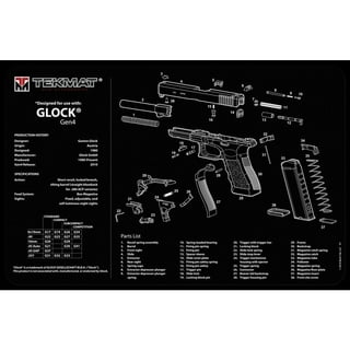 FLISSA 8PC Gun Cleaning Mat Set For Glock AR 12x36 Gun Cleaning Bench  Non-Slip