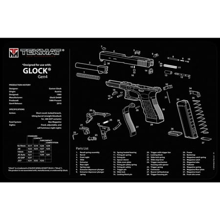 Tekmat Glock Gen 4 (Best Price On Glock 17 Gen 4)