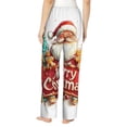 thumbnail image 6 of Merry Christmas No.110 Pajama Pants Women - Soft Breathable Sleep & Lounge Pants for Women, Comfy Casual Pj Pants Bottoms with Pockets, 6 of 7