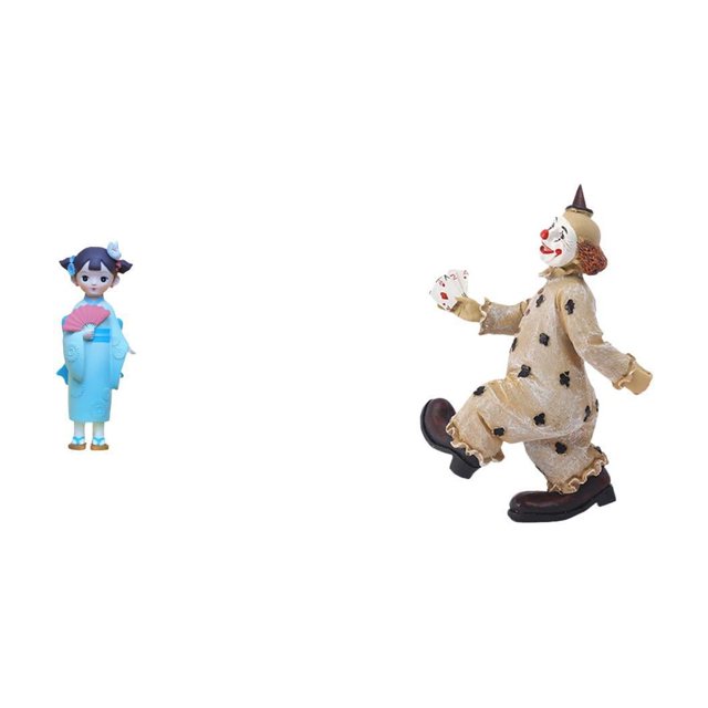 Muñeca Geisha Japonesa,Muñeca geisha con kimono japonés,adorno tradicional,Figuras de payasos,Estatua de payaso,escultura,adorno de mesa,Colección de estatuillas de payasos adorables