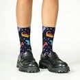 thumbnail image 4 of Honeii Cartoon Dinosaur Print Children's Colorful Socks,Unisex Kids and Toddlers' Cushioned Sock,Kids Athletic Crew Socks,for Everyday Wear and Sports, 4 of 5