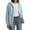 Sky Blue, variant on Women's Cozy Hooded Jacket for Casual Outings Winter Soft and Comfortable Layering for Everyday Wear and Relaxation Womens Casual Jackets Jackets for Women Casual Long Winter Coats for Women