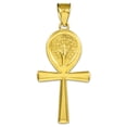 thumbnail image 1 of YELLOW GOLD ANKH CROSS TREE OF LIFE PENDANT NECKLACE :  14K  Pendant with 22" chain, 1 of 1