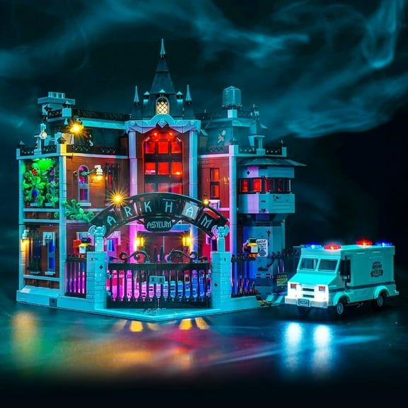 LED Light Compatible with Lego Arkham Asylum, Compatible with Lego 76300-Not Come with Model (Classic Version Light)