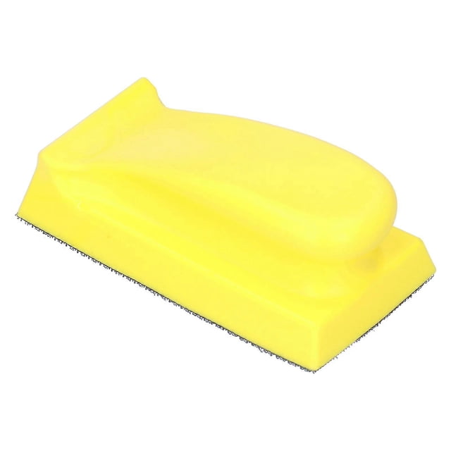 Hand Sanding Block Rectangular Self Adhesive Sandpaper Pad Woodworking Polishing Tool 135x70