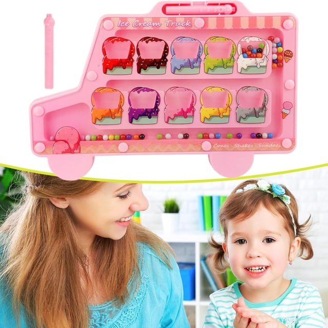 Safeglitz Color and Number Maze – Color Allocation Game with Learning Board, Early Education Toy for 2-6 Years, Car Design, Learn Math