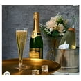 thumbnail image 3 of 100 Pack Disposable Plastic Champagne Flutes, 4.5Oz Toasting glasses for decoration, Wedding, Parties, and Reusable(Clear), 3 of 8