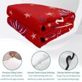 thumbnail image 4 of Twin XL Quilt Set 68''x98'', USA Independence Day Lightweight Summer Bedspread Coverlet Set with 2 Pillow Shams, Red Fireworks Stars Breathable All Season Quilt Bedding for Dorm/Guest Room, 4 of 9