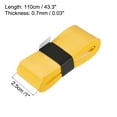 thumbnail image 3 of Unique Bargains 43.3' Non-Slip PU Tennis Racket Overgrip Tape Wraps with Hole Yellow 6 Pack, 3 of 7