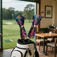 thumbnail image 4 of Yuyamidu Golf Ball Golf Head Covers, Waterproof Leather Golf Club Head Covers Funny Club Protection, Designed to Fit Driver Fairway Hybrid, 4 of 7