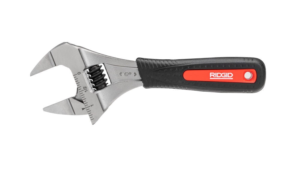 Ridgid 6 Inch Super Wide Capacity Slim Jaw Adjustable Wrench