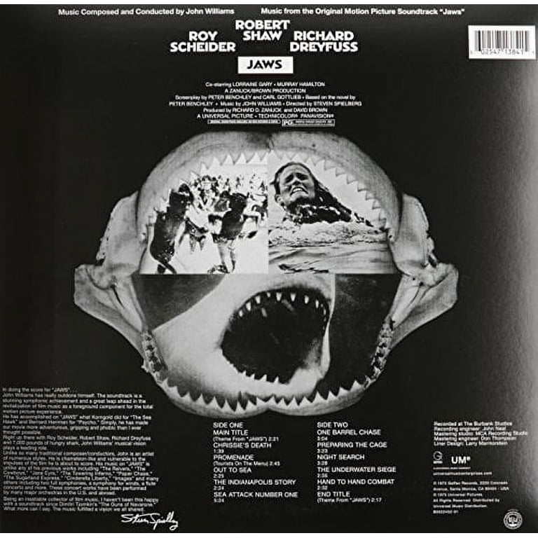 John Williams, Jaws, Original Motion Picture Score, Vinyl