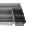 thumbnail image 4 of YAHHU Silverware Drawer Organizer Sturdy Plastic Large Capacity Multifunction Utensil Tray for Knife Fork Spoon Sorting Box Kitchen Accessories, 10.24 inches / 26.00 cm, 4 of 9