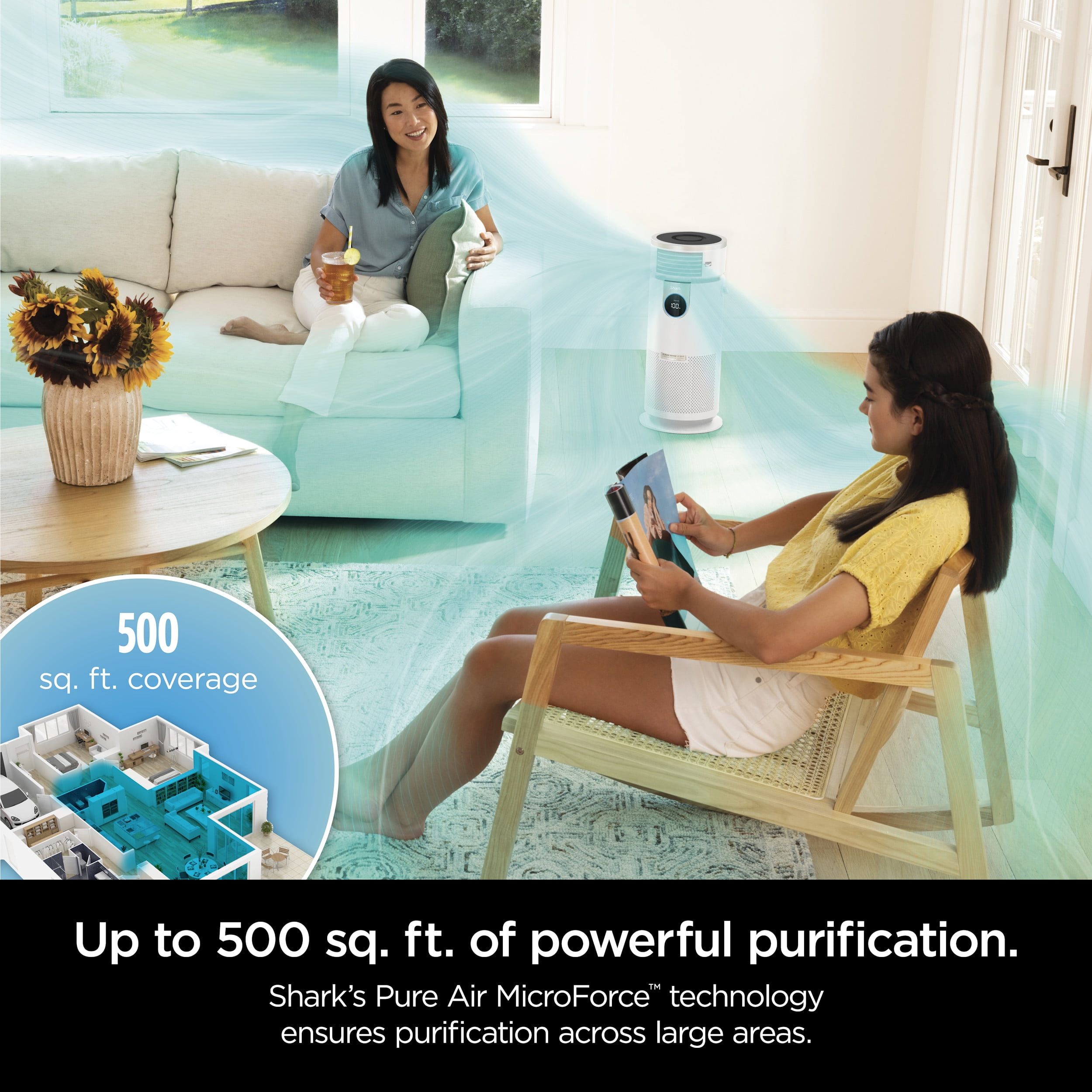 Shark HC450 Nano Seal, 3-in-1 Clean Sense Air Purifier Shark HC450 Nano Seal, 3-in-1 Clean Sense Air Purifier
