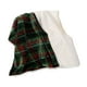 thumbnail image 1 of Naiovety Manta acogedora y para sofá, cama, silla, oficina, sofá, Camping, poliéster ligero, fácil cuidado Juegos de cama verde negruzco, 1 of 6