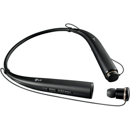 LG TONE PRO In-Ear Earbuds Headphones Bluetooth Wireless Stereo Neckband Headset with Built-In Remote and Mic, Black (New Open (Best Deal On Bluetooth Headset)