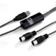 thumbnail image 3 of Tholdsy Accesorios de edición de música Adaptador de interfaz USB a 2 MIDI Convertidor de cable Adaptador de sintetizador de teclado de Cables de audio/vídeo, 3 of 6