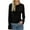 Black, variant on Women's Close-Fitting Sweater Wide Sleeves Solid Color Bottoming Long Sleeve Sweaters Knit Sweaters Round Neck Tops