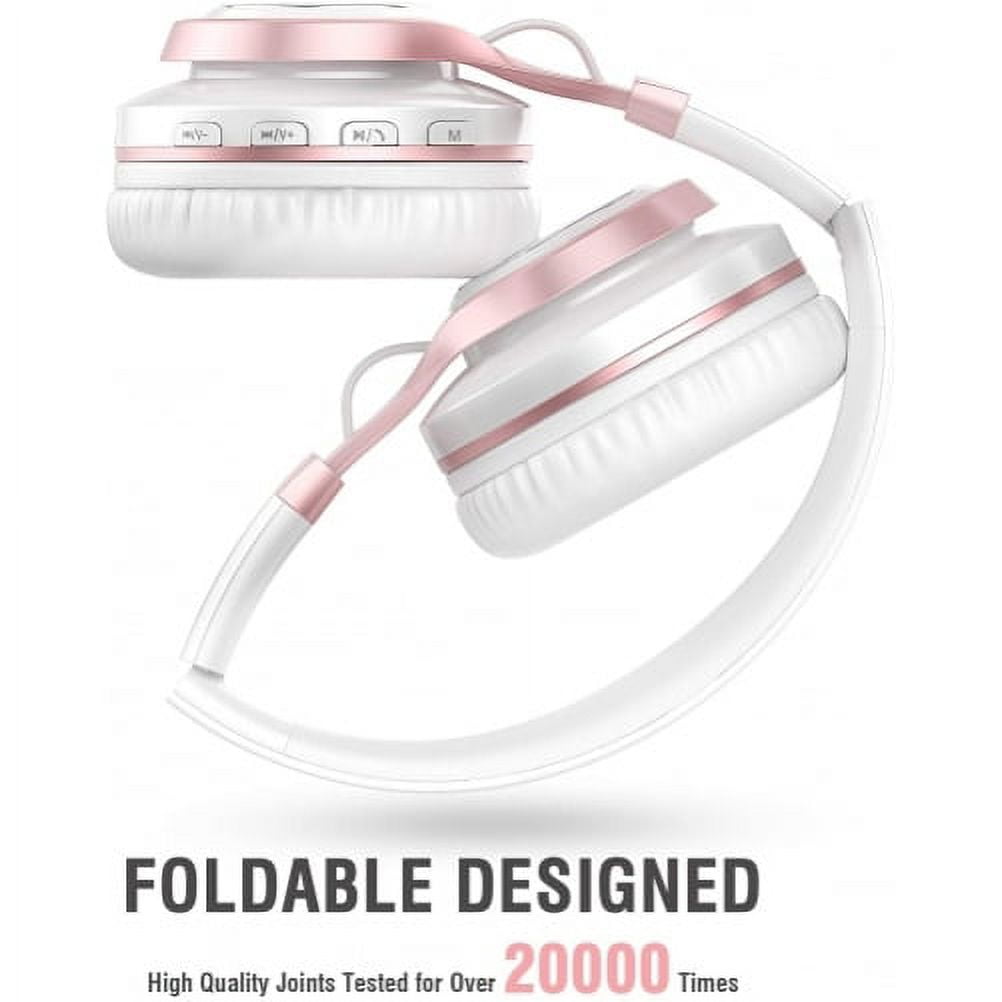 Foldable Wireless Headphones for Motorola Edge (2024)/(2022) - Headset w Mic Hands-free Earphones Earbuds