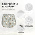 thumbnail image 4 of Susaid Dog Riding Skateboard Print Women's High Waisted Running Shorts Quick Dry Athletic Gym Track Workout Shorts Zip Pocket-XX-Large, 4 of 7