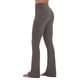 thumbnail image 4 of Leggins Sunzel Mini de cintura alta acampanados para mujer, color marrón grisáceo, 4 of 8